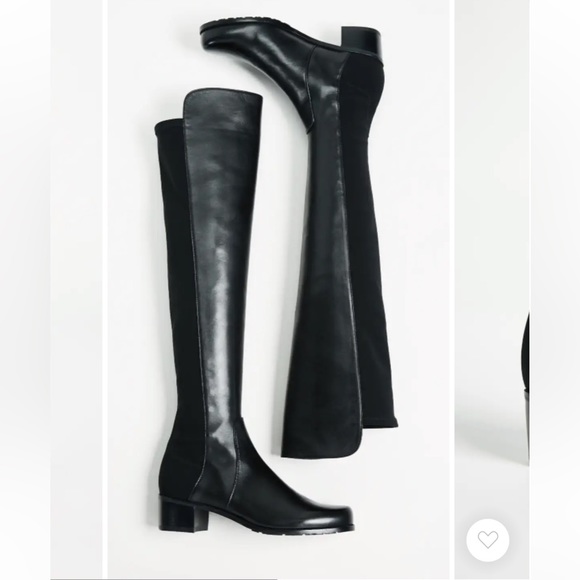 STUART WEITZMAN OVER-THE-KNEE 50/50 RESERVE BOOTS EUC - Picture 2 of 6